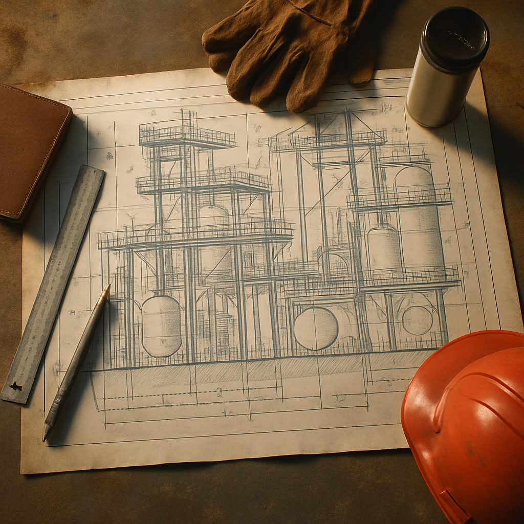 HDC engineering blueprint detail